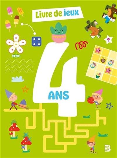 Livre de jeux 4 ans