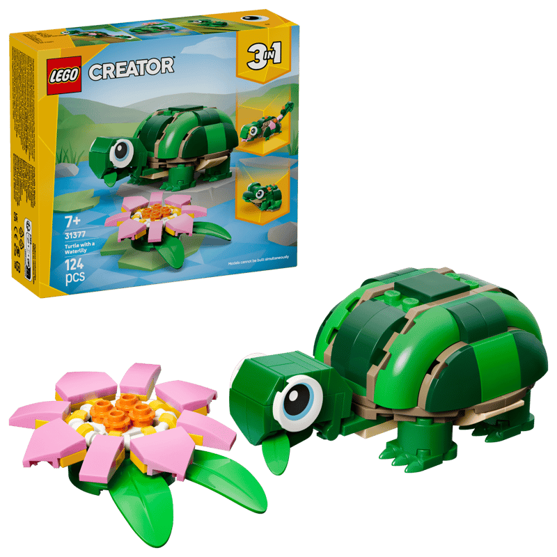 31377 / Creator -  La tortue avec un nénuphar