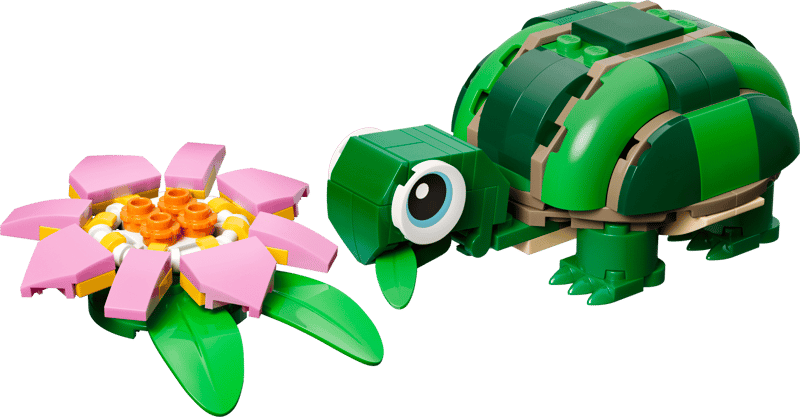 31377 / Creator -  La tortue avec un nénuphar