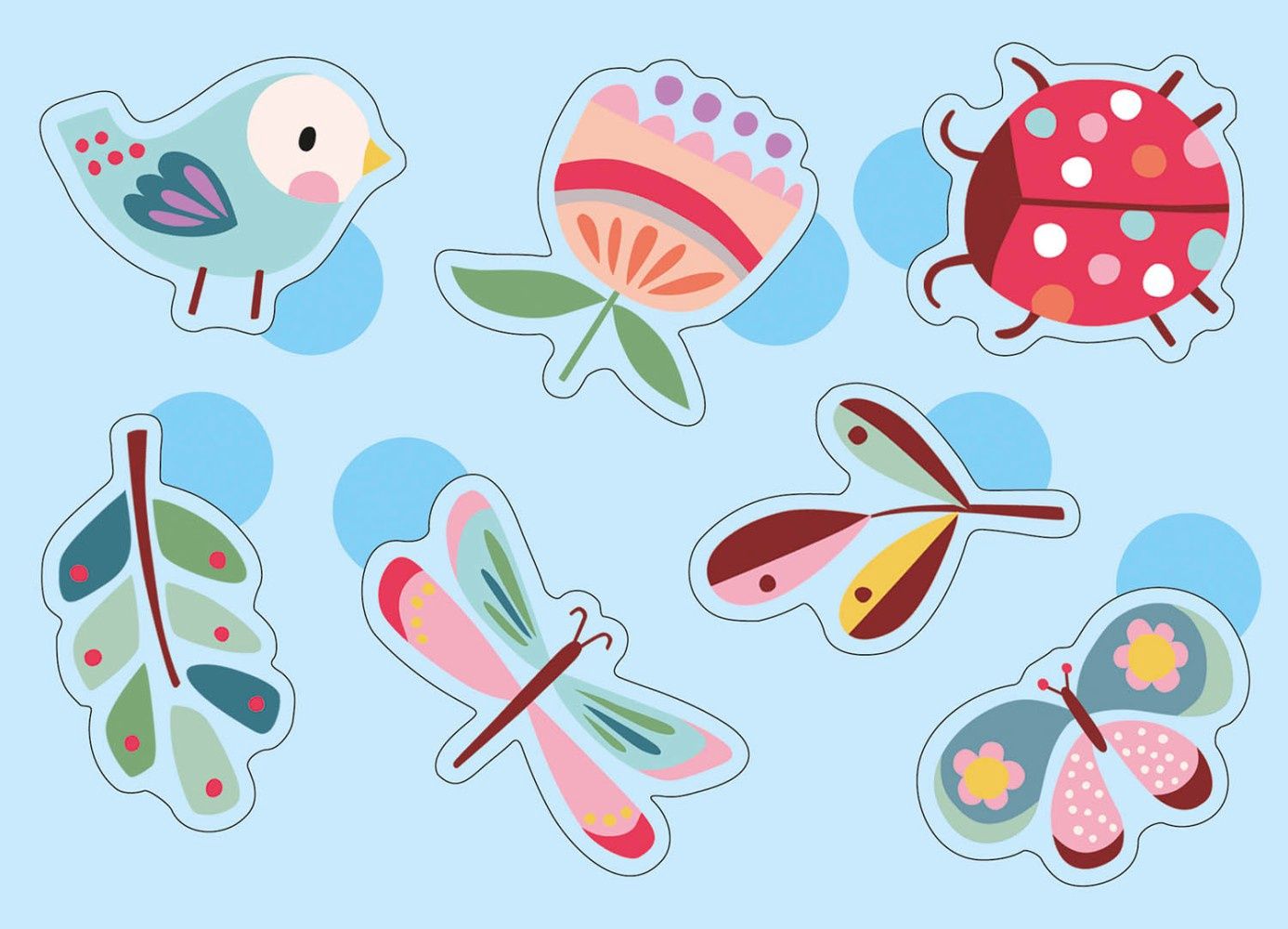 100 gommettes / Les p'tites bêtes