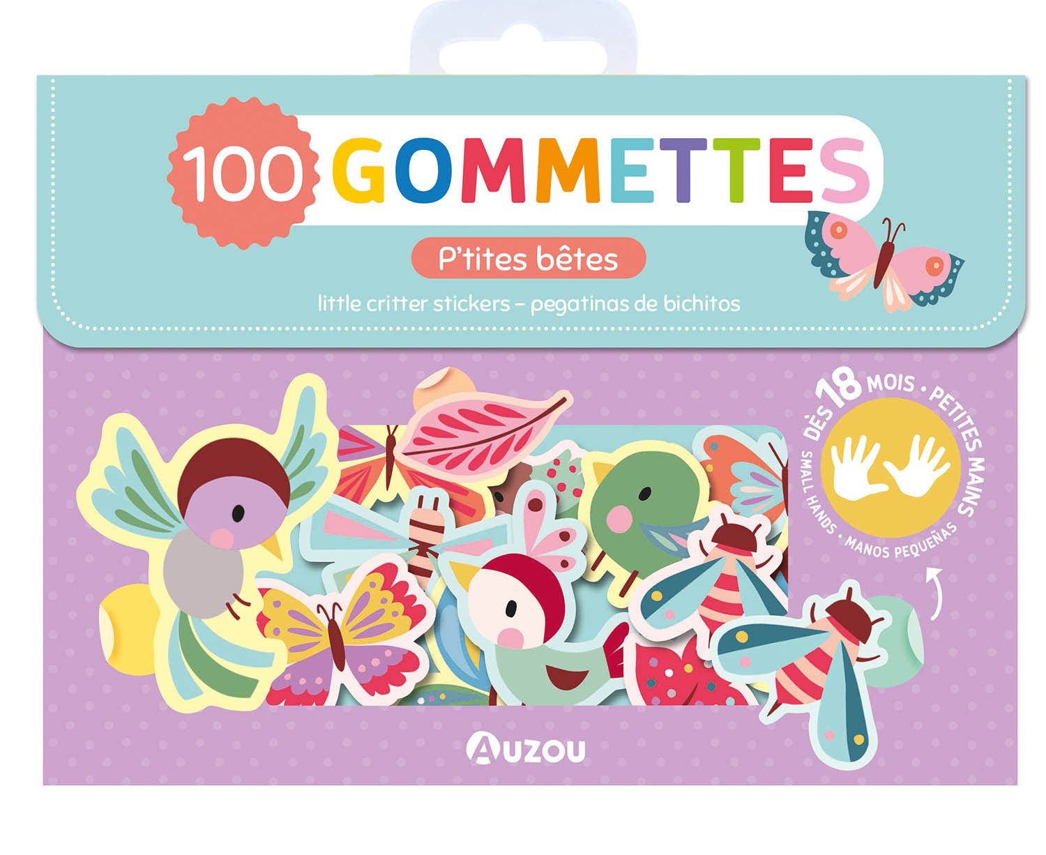 100 gommettes / Les p'tites bêtes