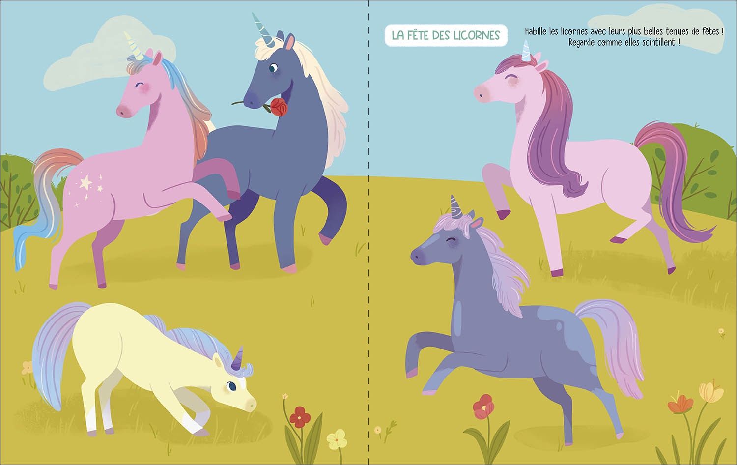 Mes 500 autocollants créatifs / Licornes