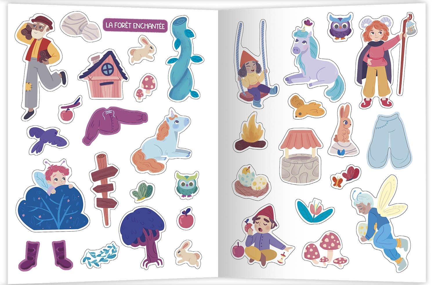 Mes 500 autocollants créatifs / Licornes