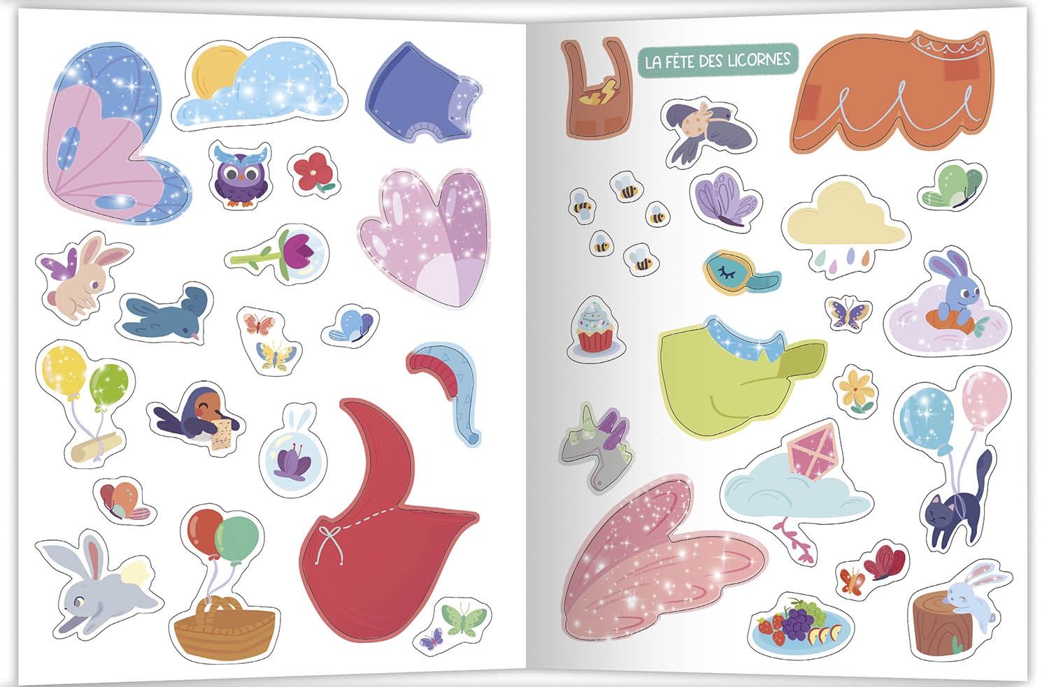 Mes 500 autocollants créatifs / Licornes