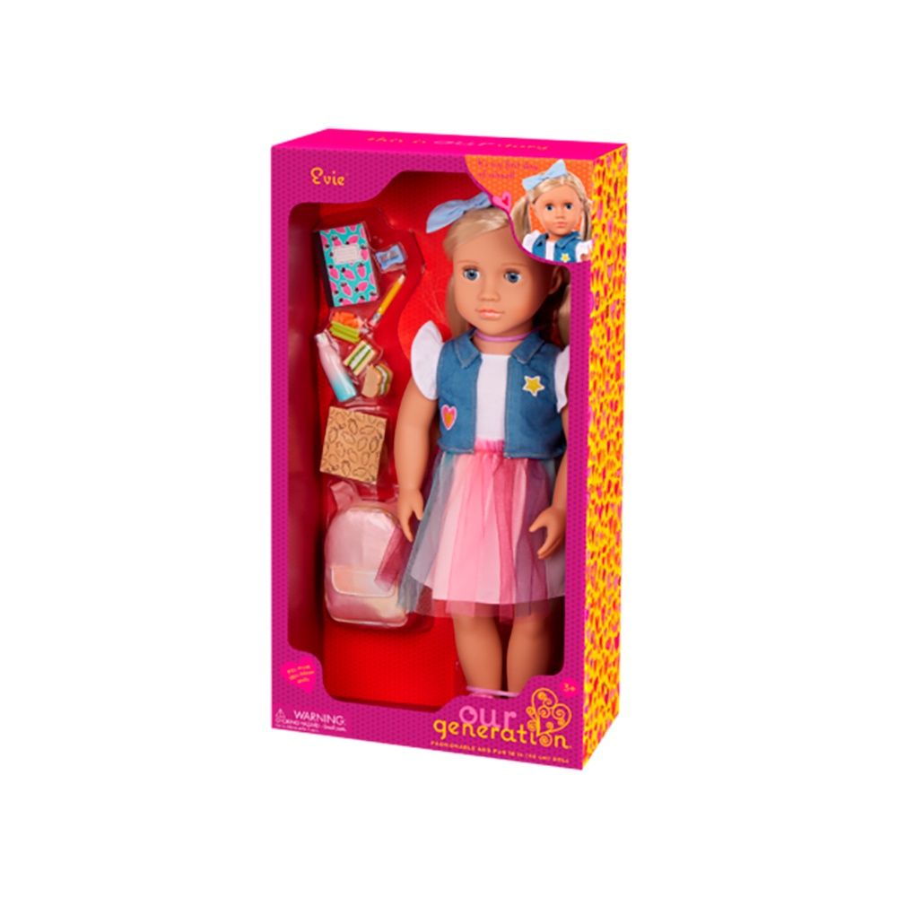 Poupée OG de luxe - Evie l'écolière 46 cm