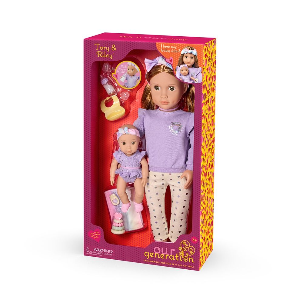 Poupée OG de luxe - Grand et petite sœur Tory &amp; Riley