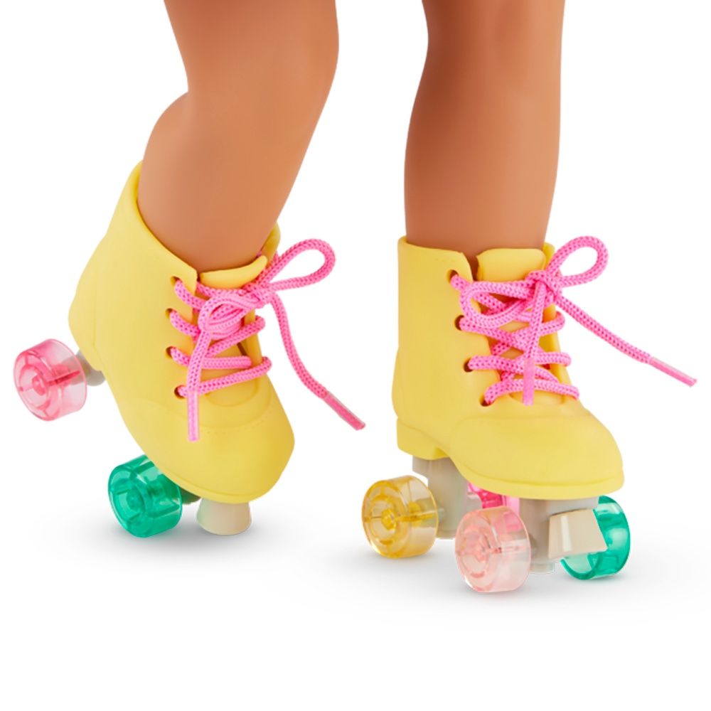 Vêtement OG de luxe - "Rollerblades &amp; Limonade" - Tenue de roller pour poupée de 46 cm
