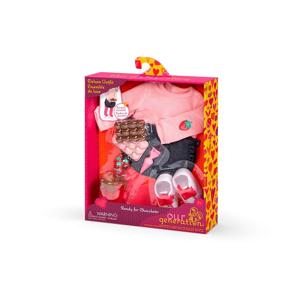 Vêtement OG de luxe - Ready for Chocolate™ - Ensemble de pâtisserie pour poupée de 46 cm