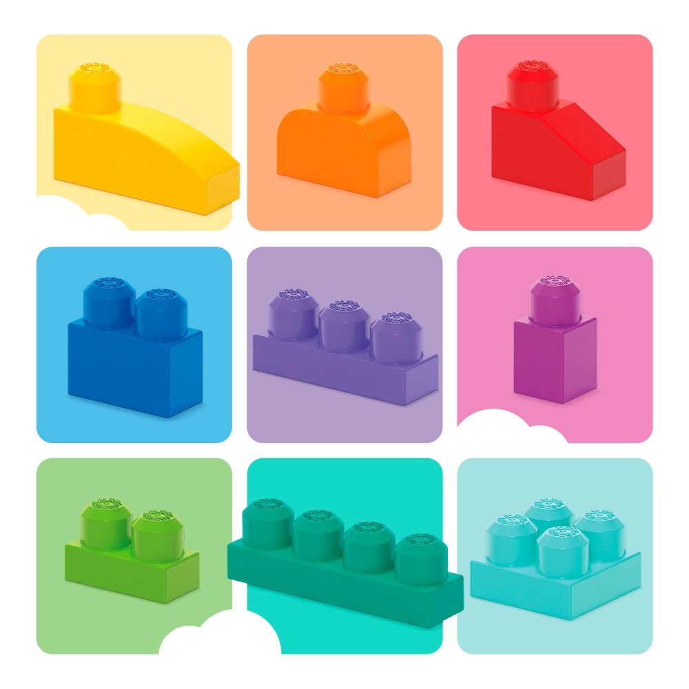 Mega Bloks - Grand sac de construction 80 pièces