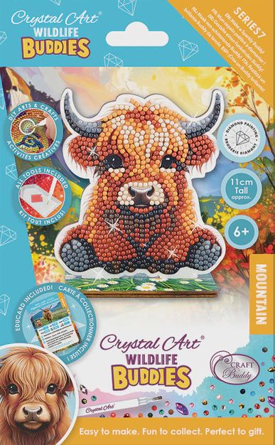 Vache Highland /  Kit Crystal Art Buddy