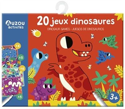 Pochette 20 jeux / dinosaures