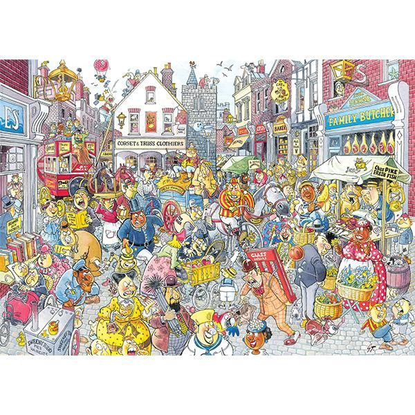 C.T. - Wasgij Destiny Retro #10 / Chaos dans la rue commerçante