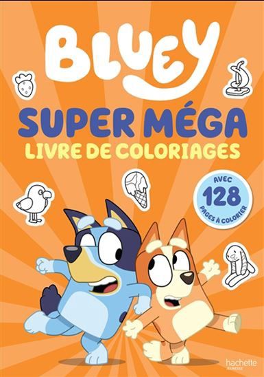 Bluey : super méga livre de coloriages