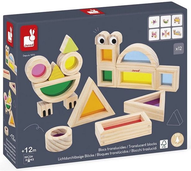 Blocs translucides sensory