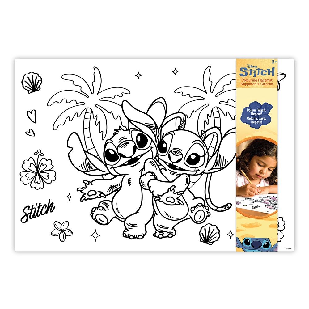 Napperon à colorier / Stitch