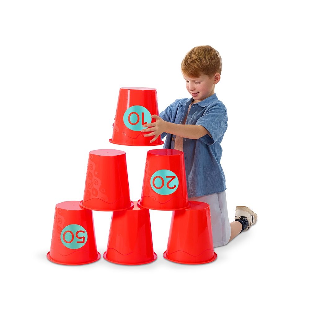 Seaux emboitables Jeu de lancer 2 en 1