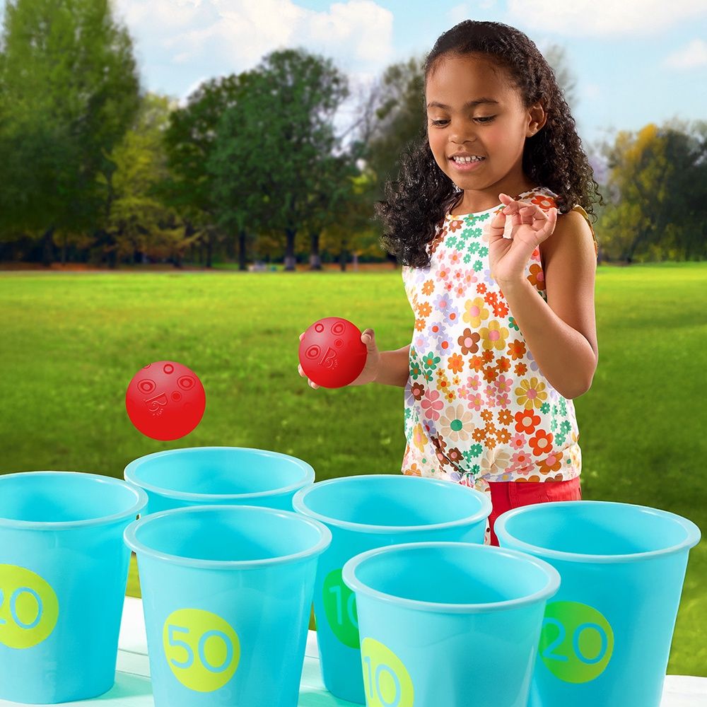 Seaux emboitables Jeu de lancer 2 en 1