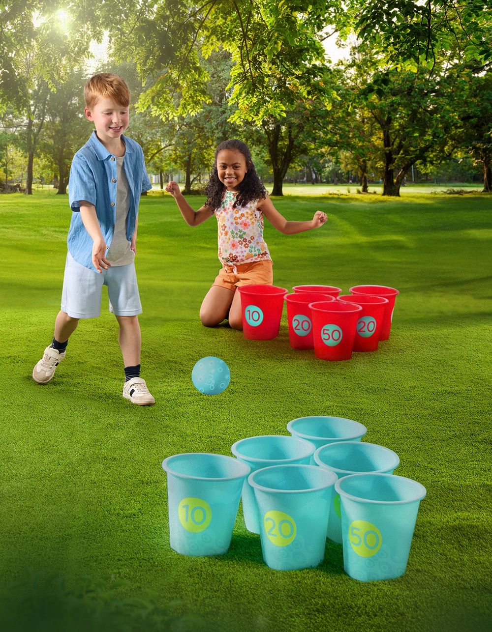 Seaux emboitables Jeu de lancer 2 en 1