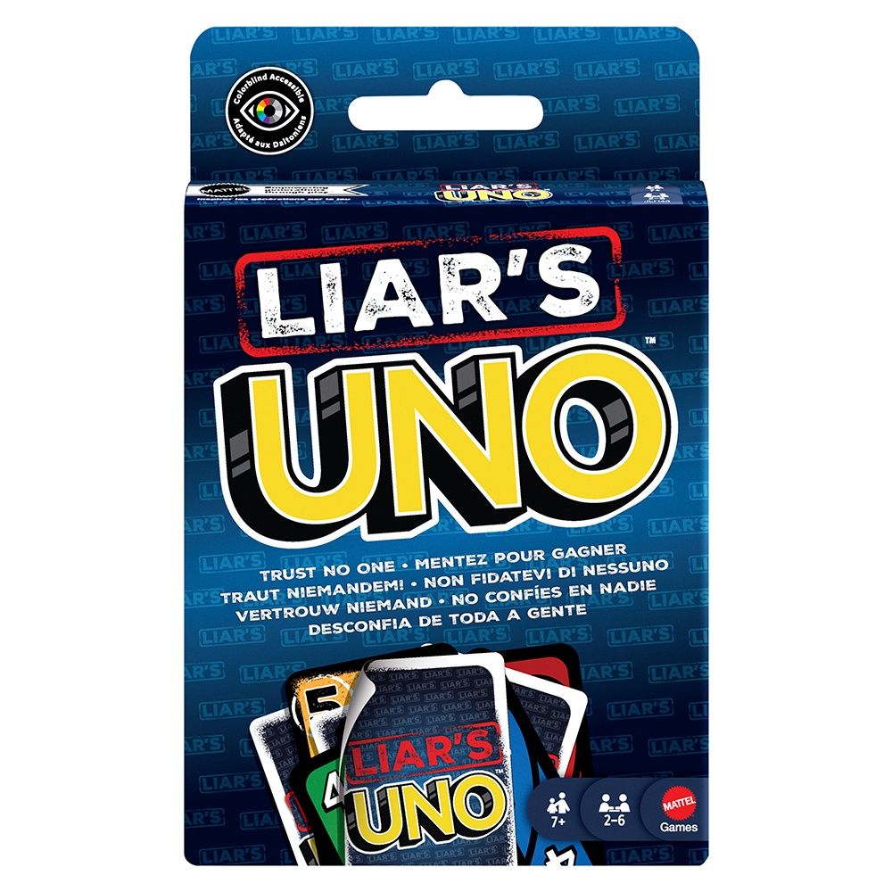 Jeu de cartes UNO Liar's