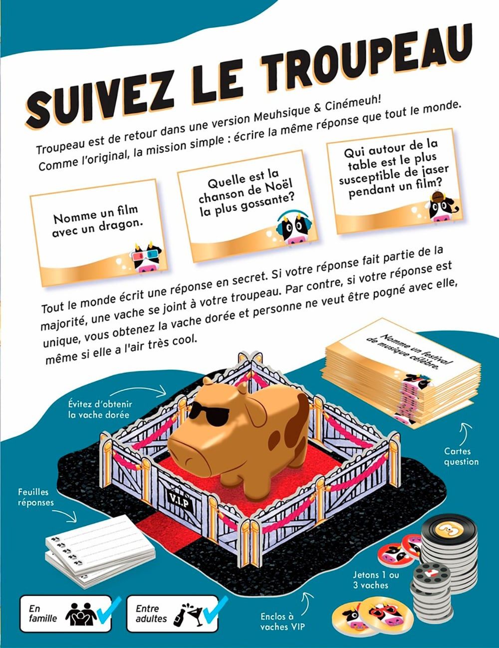 Jeu Troupeau : Meuhsique et Cinémeuh (Fr)