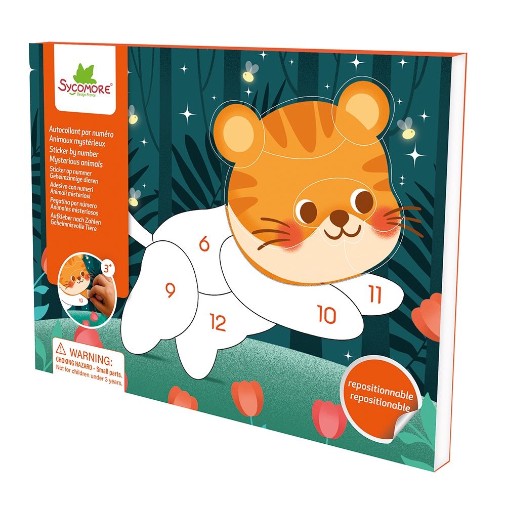 Pockets - Autocollant par numéro / Animaux mystérieux
