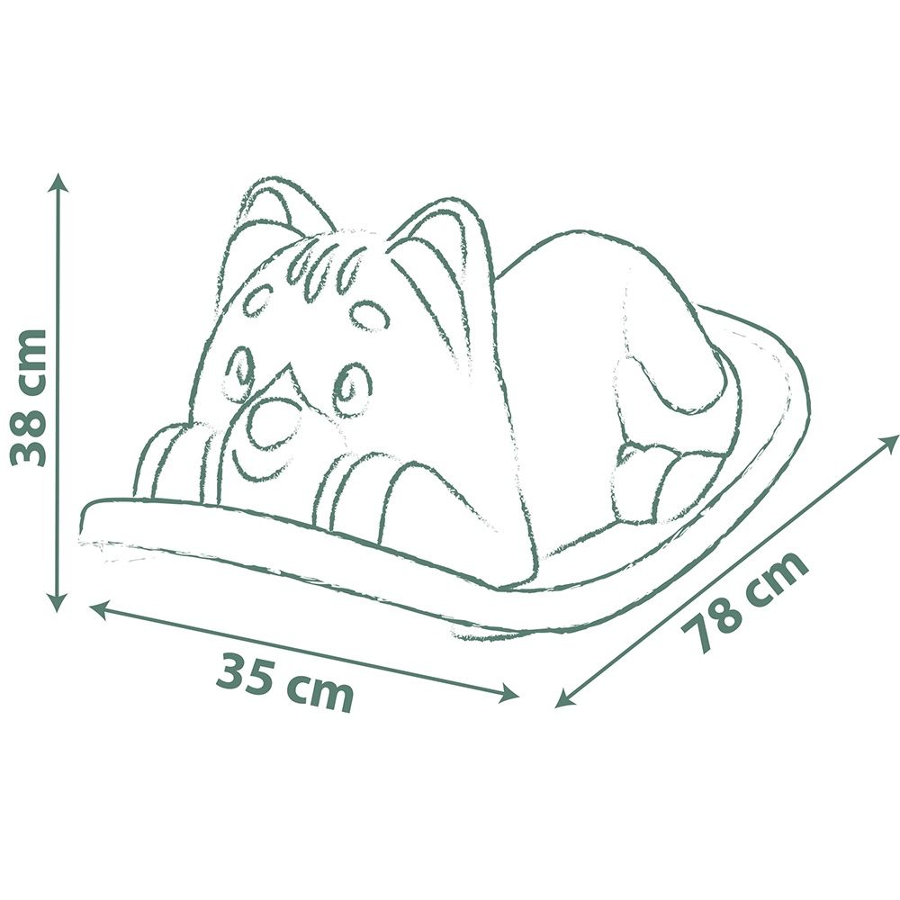 Fauteuil à bascule-chat / Bleu