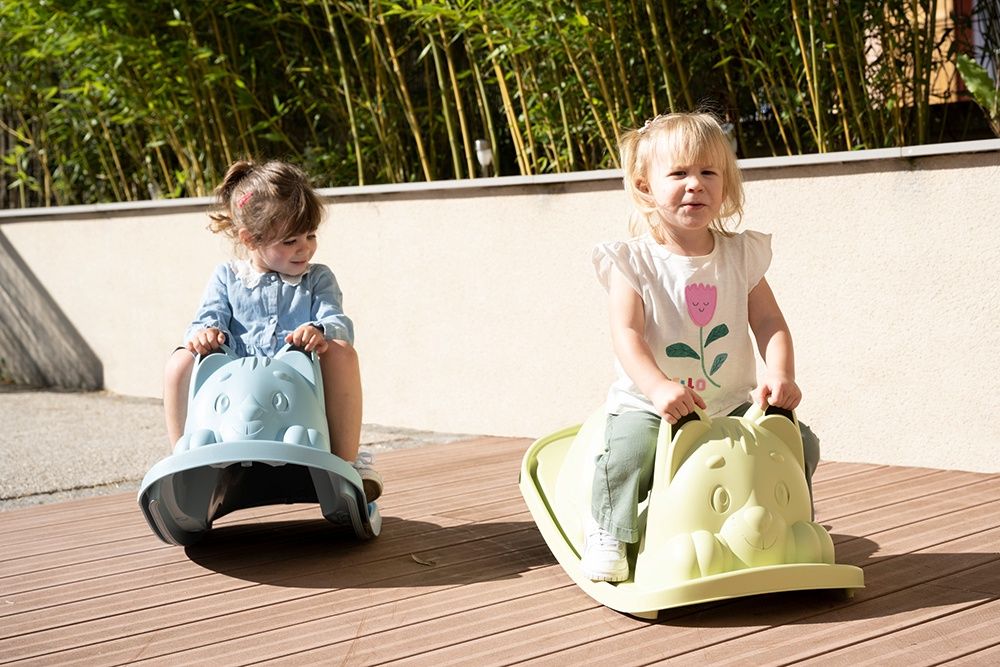 Fauteuil à bascule-chat / Vert