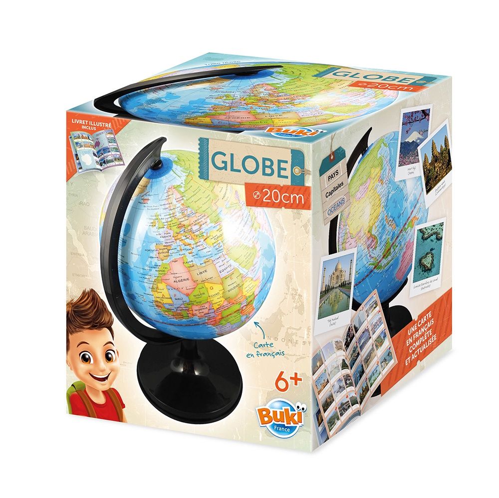 Globe terrestre 20cm (Fr)