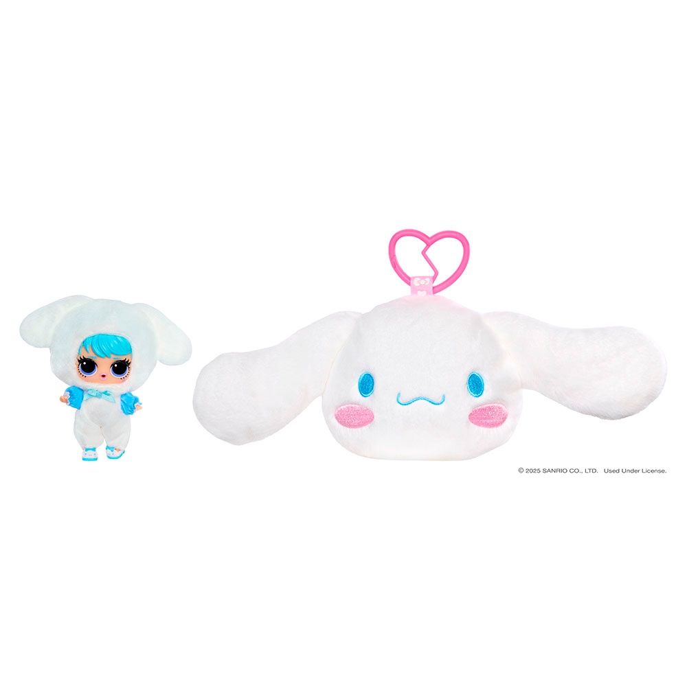 L.O.L. Surprise! - Loves Hello Kitty - Poupée Tout-petit avec peluche réversible