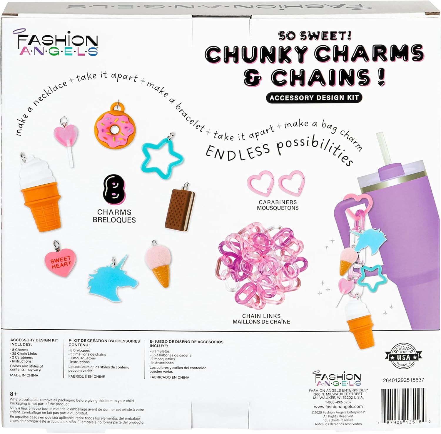 Kit de création de bijoux porte-clés