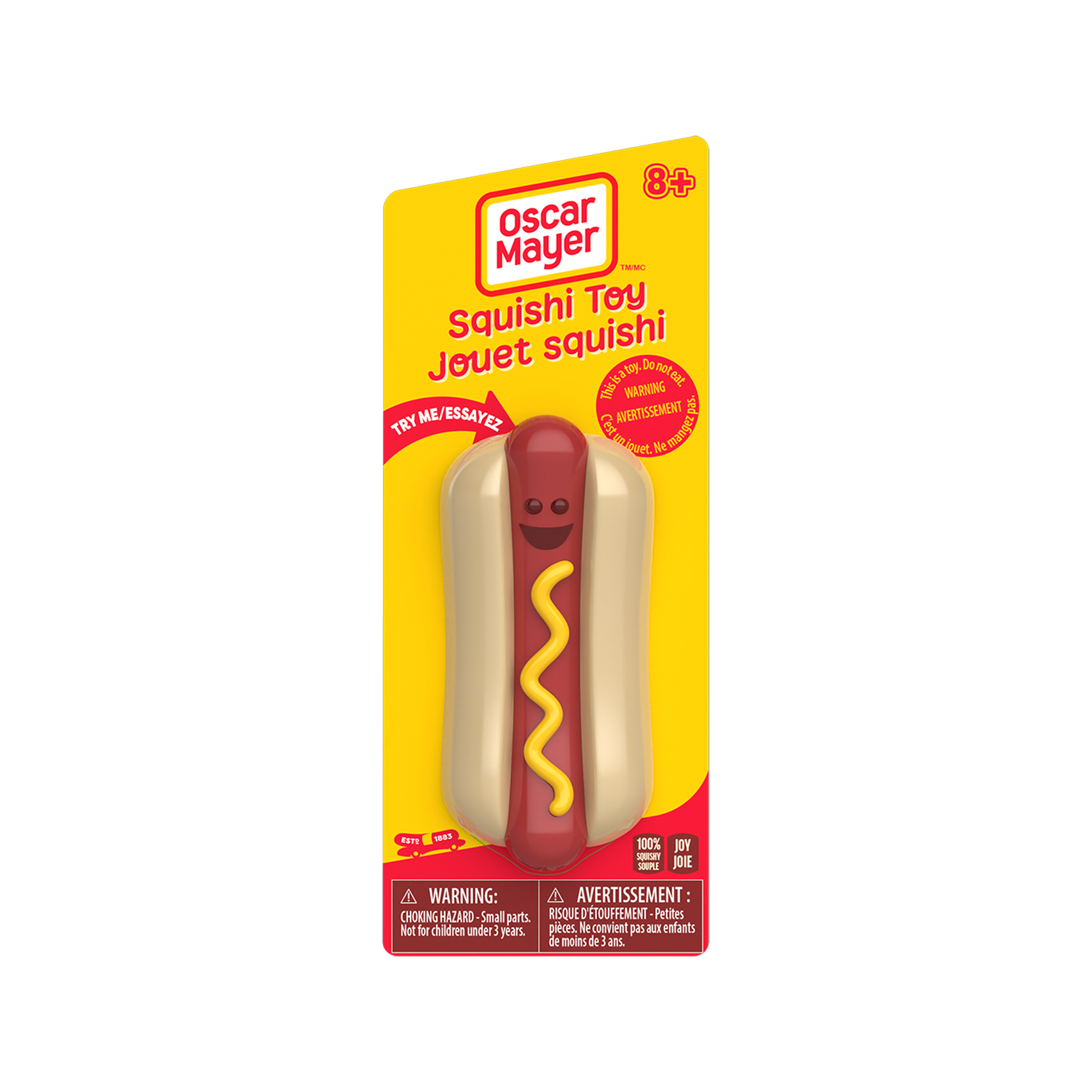 Jouet anti-stress en forme de hot-dog Oscar Mayer