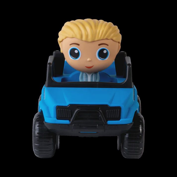 Véhicule Tout-Terrain Bleu avec Figurine  / Sam