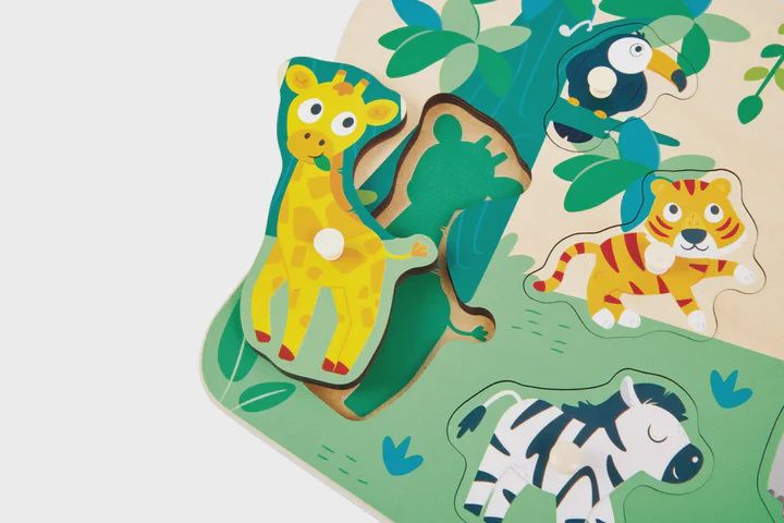 Puzzle chevilles / Animaux sauvages