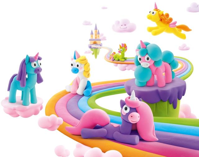 Ensemble modelage / Licornes magiques