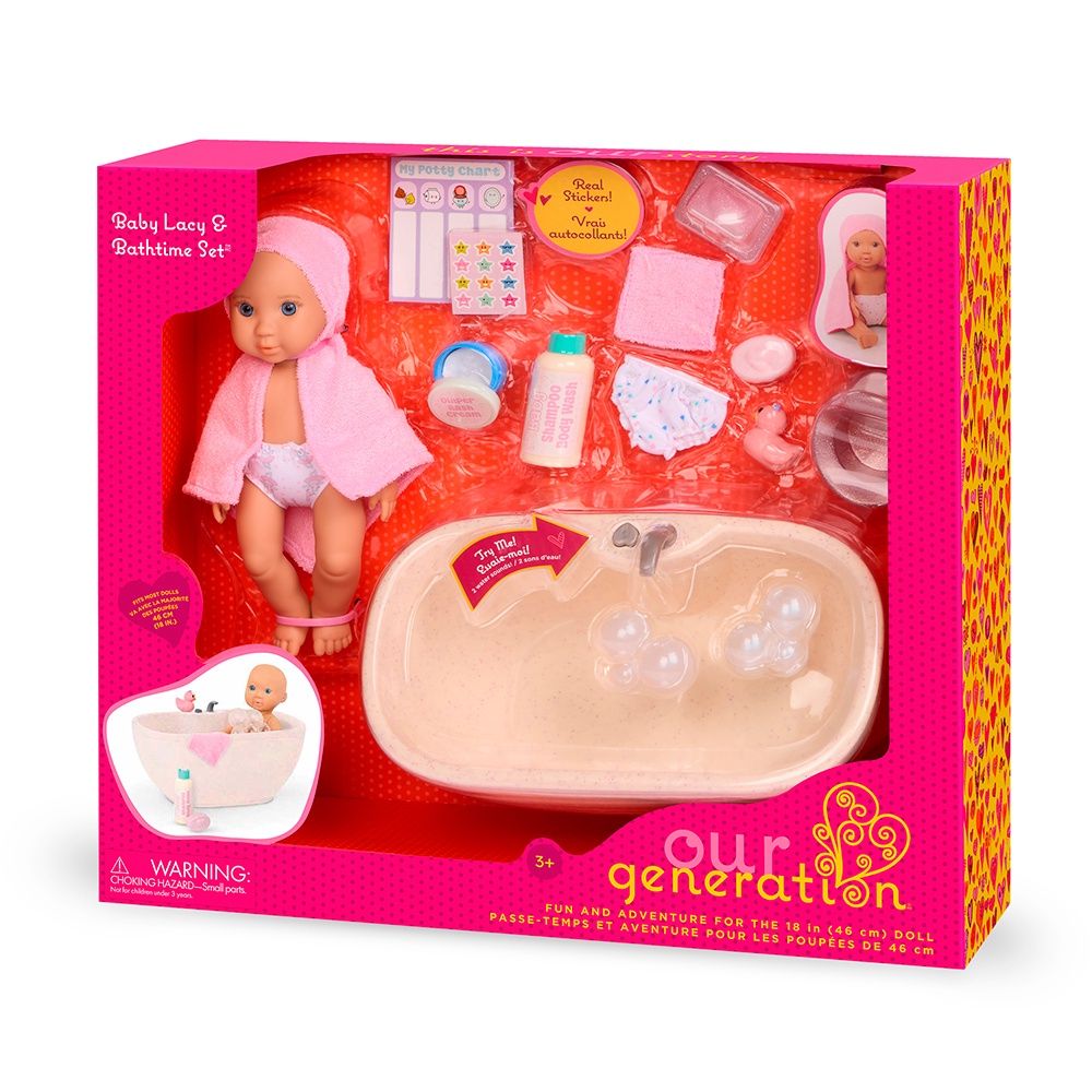 Accessoires OG Petite sœur - Baby Lacy &amp; Bathtime Set™