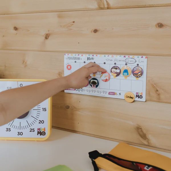 Ma routine scolaire (1 tableau )