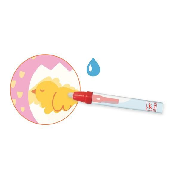 Coloriages magiques / Coucou caché maman-bébé du jardin