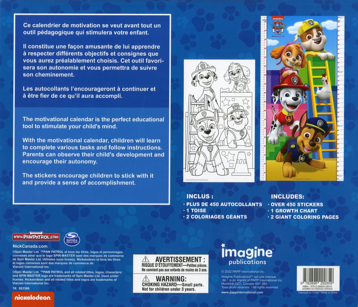 La Pat'Patrouille / Calendrier de motivation