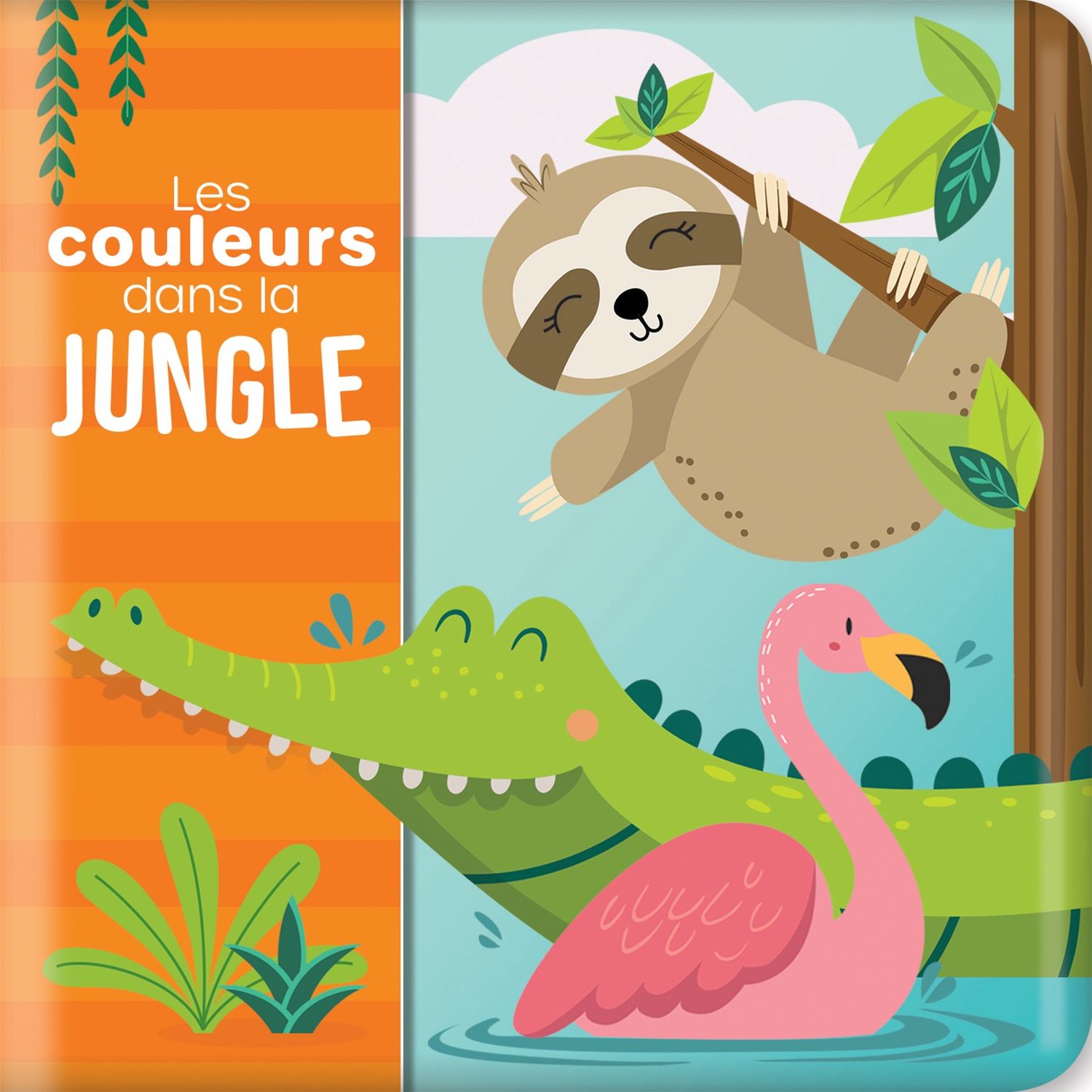 Les couleurs dans la jungle  / Mon livre de bain
