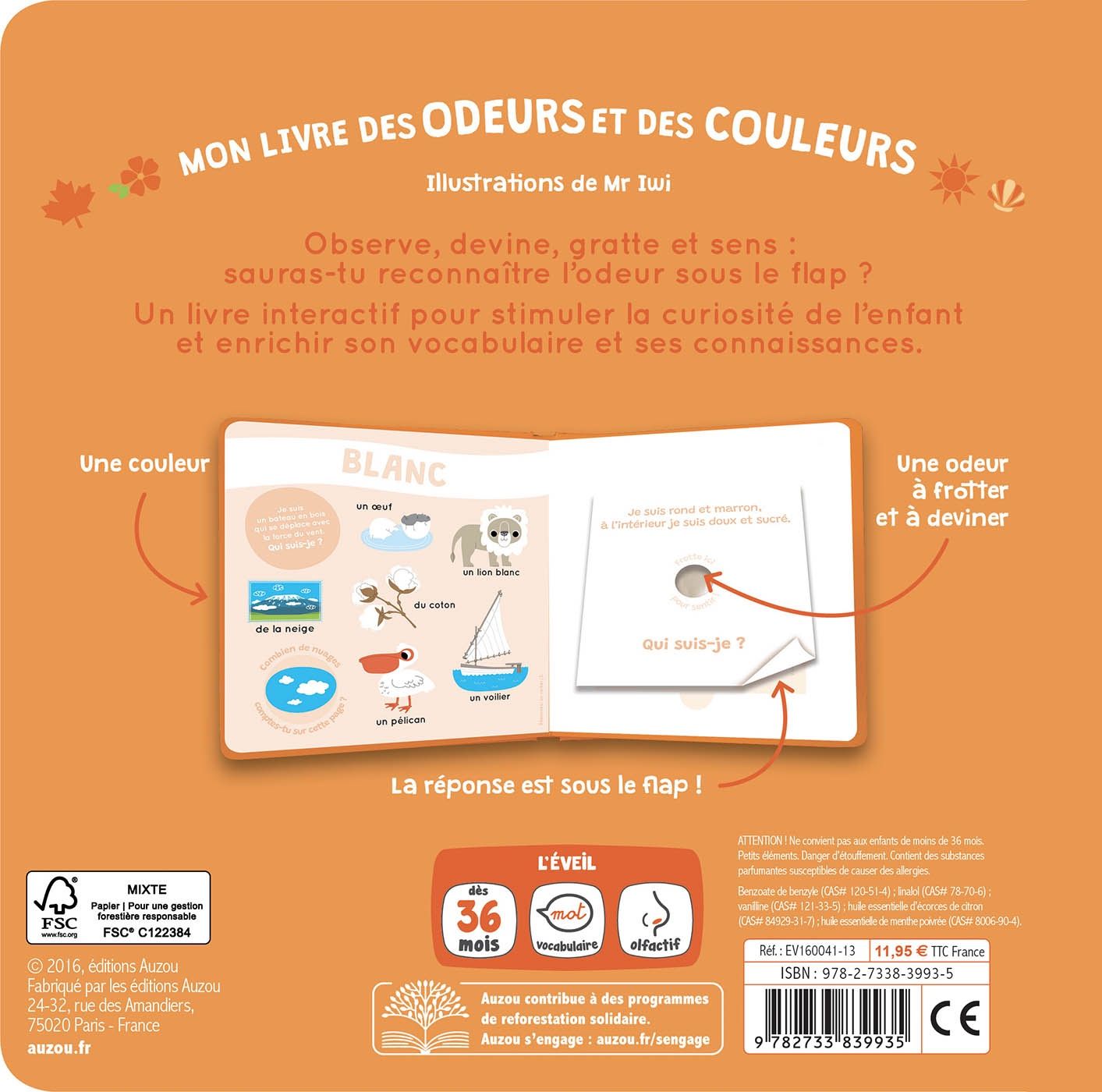 Mon livre des odeurs et des couleurs / Le Monde