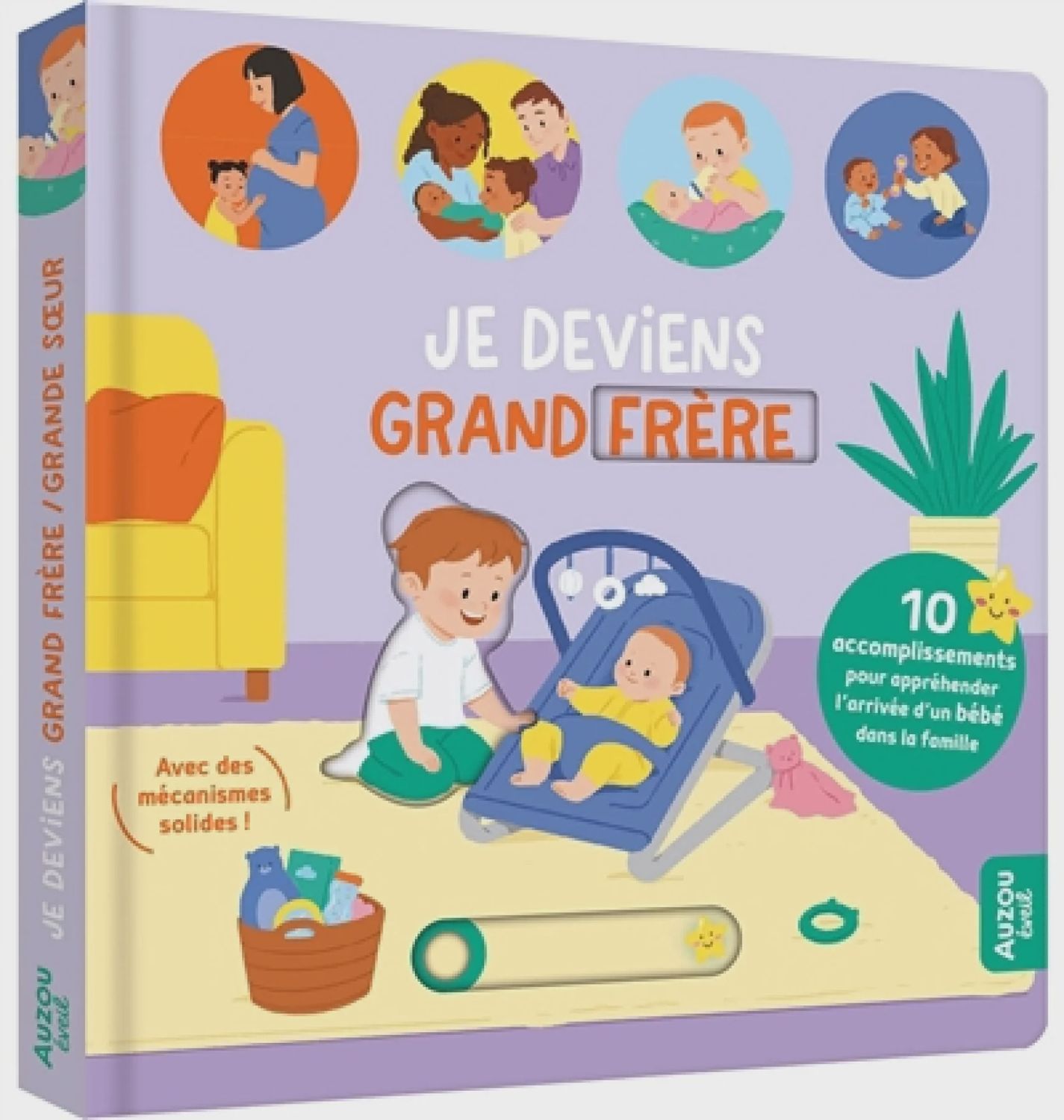 Je deviens grand frère-grande soeur /10 accomplissements pour appréhender l'arrivée d'un bébé dans la famille