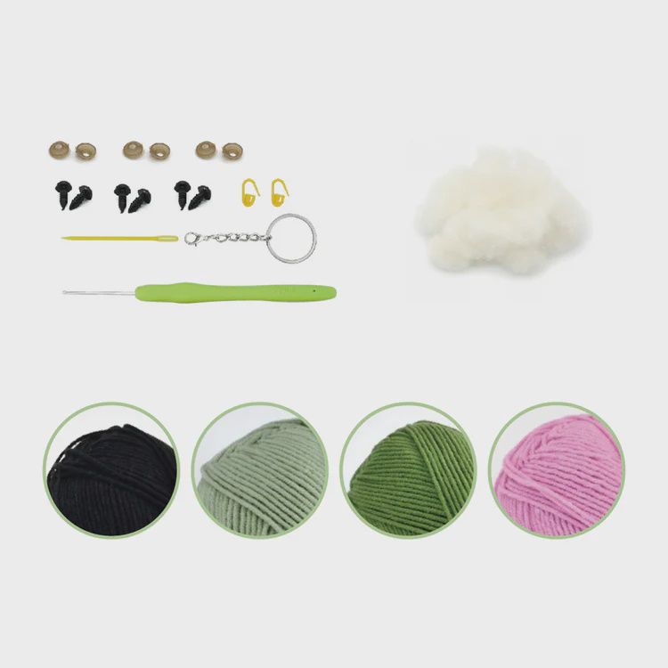KIT DIY PORTE-CLÉS CROCHET / Petits Pois