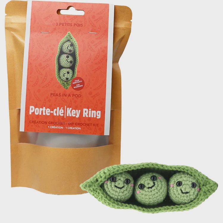 KIT DIY PORTE-CLÉS CROCHET / Petits Pois