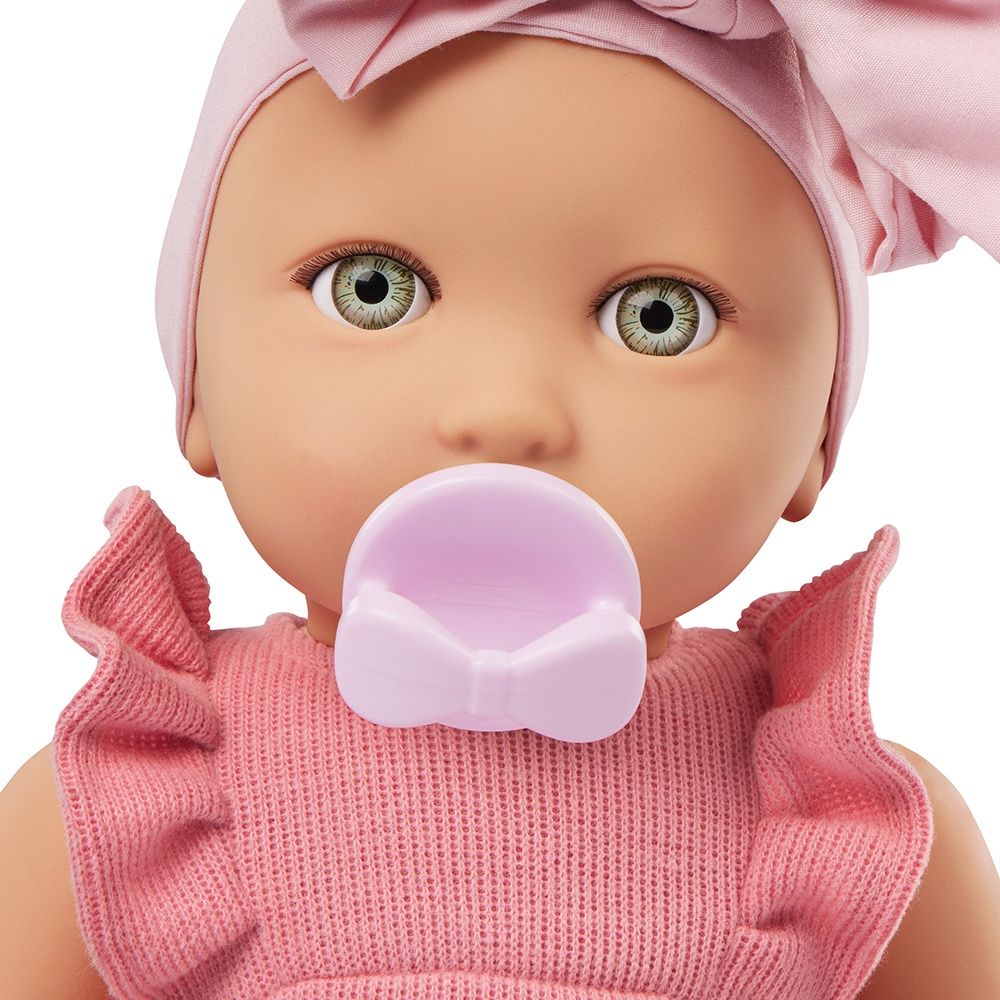 LullaBaby - Poupée bébé 35.5 cm - Tenue une-pièce rose