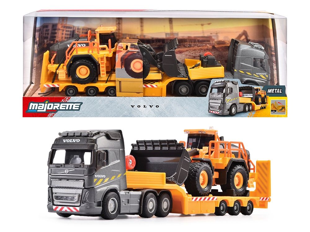 Majorette / Camion Volvo FH16 + chargeuse sur roues