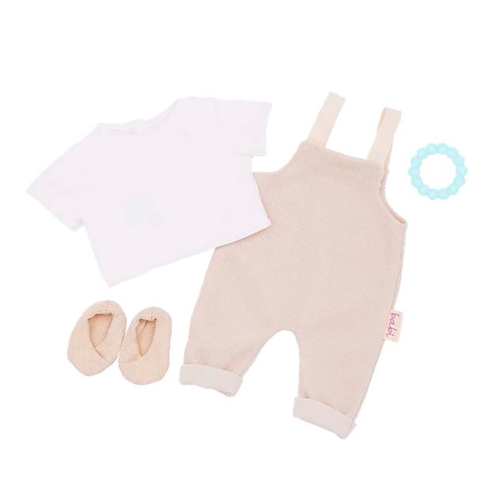 cLullaBaby / Tenue de poupée bébé 35.5 cm - Ensemble T-shirt et salopette