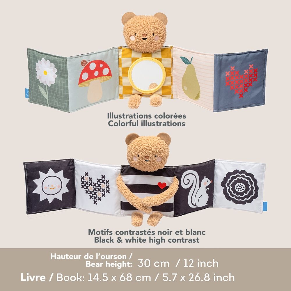 Taf Toys / Livre câlin avec ourson