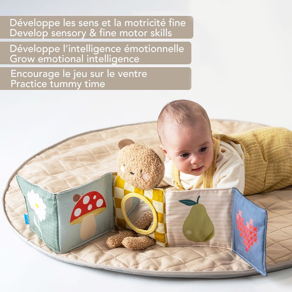 Taf Toys / Livre câlin avec ourson