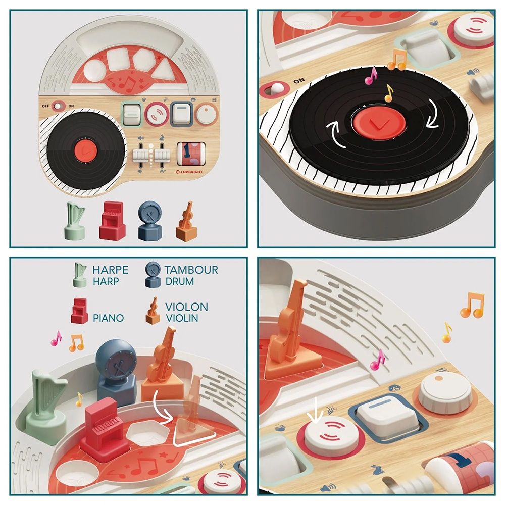 Top Bright / Planche d'activités musicales