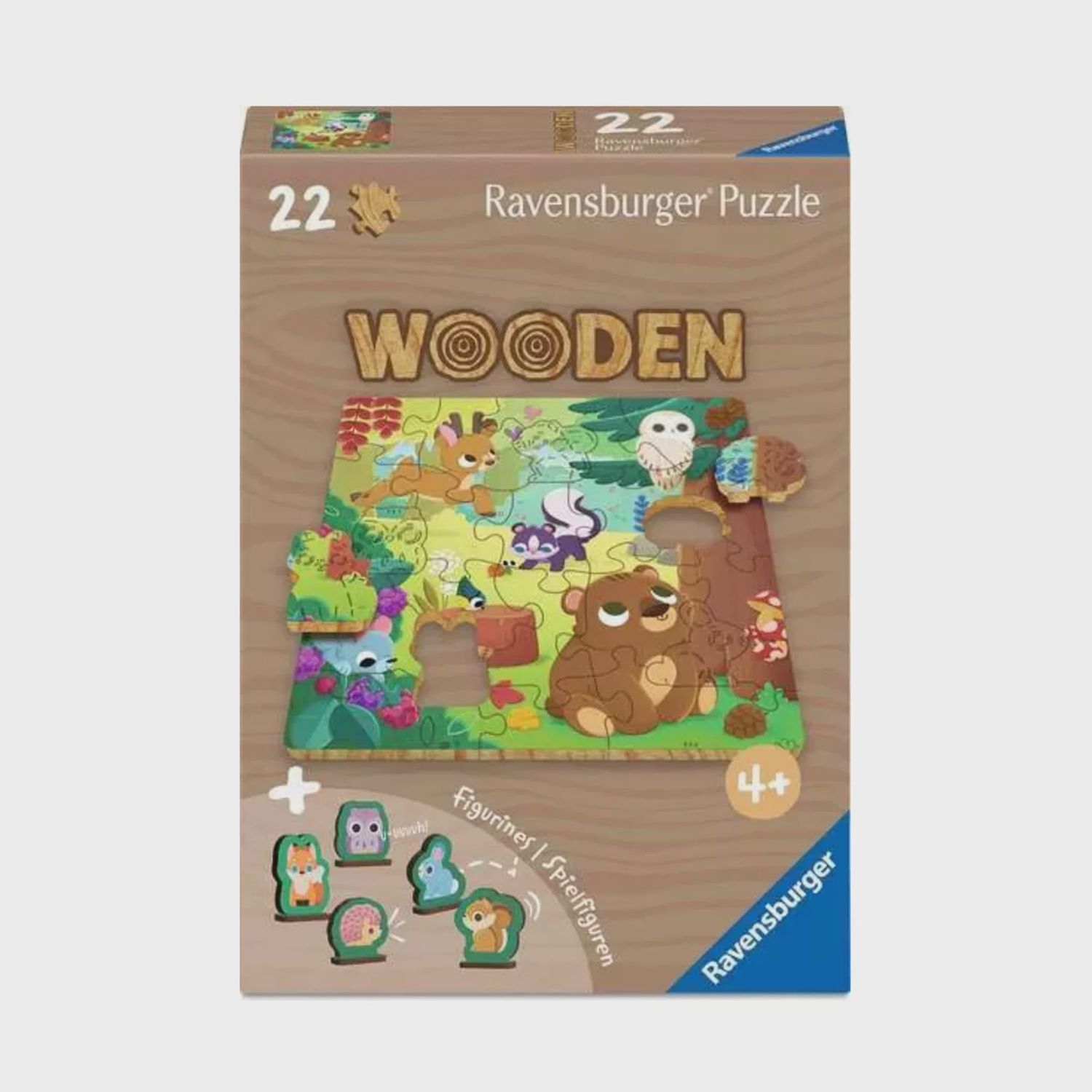 C.T. - Wooden / Animaux de la forêt (22 mcx)